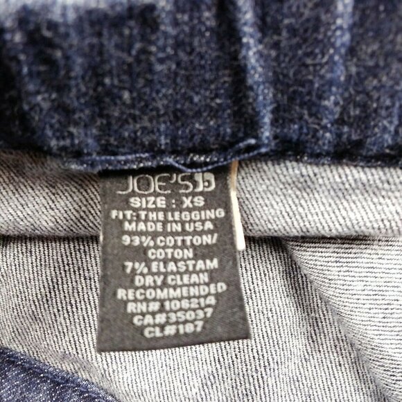 Joe's Jeans Womens "The Legging" Size XS (36x28) Mya Wash Very Stretchy EUC - Picture 8 of 8